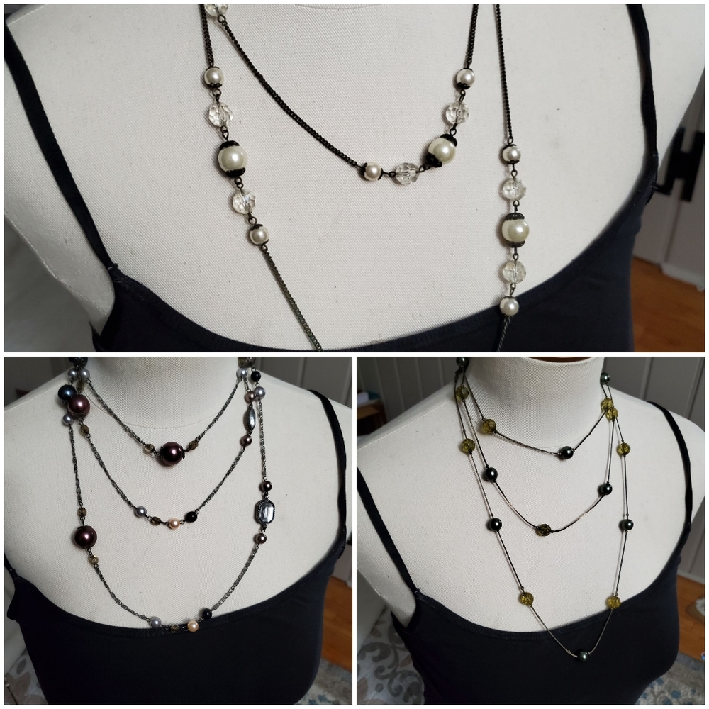 Y2K Bundle of 3 necklaces